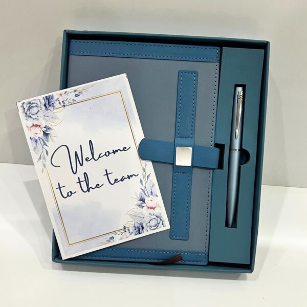 Premium Pen & Diary Gift Set (Blue)