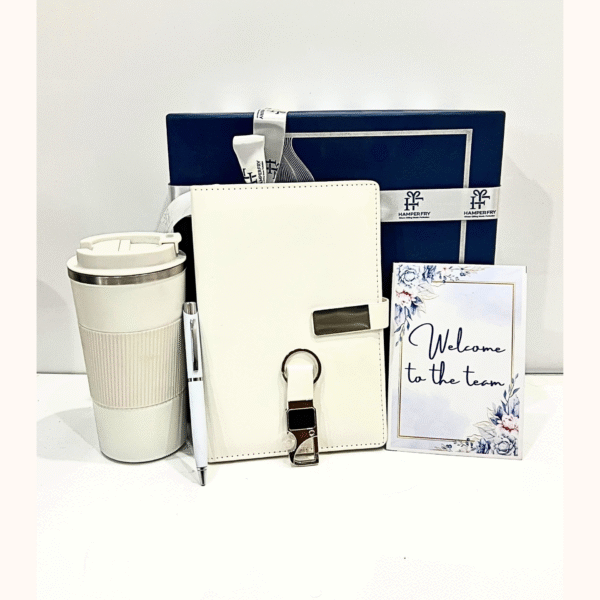 Elegant White Executive Welcome Kit