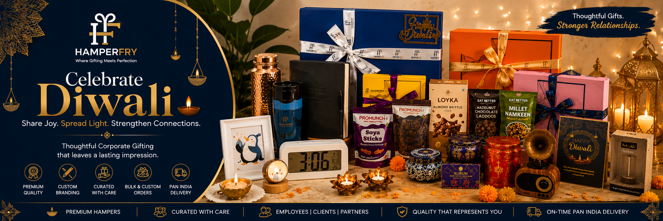 Premium diwali gift hampers India